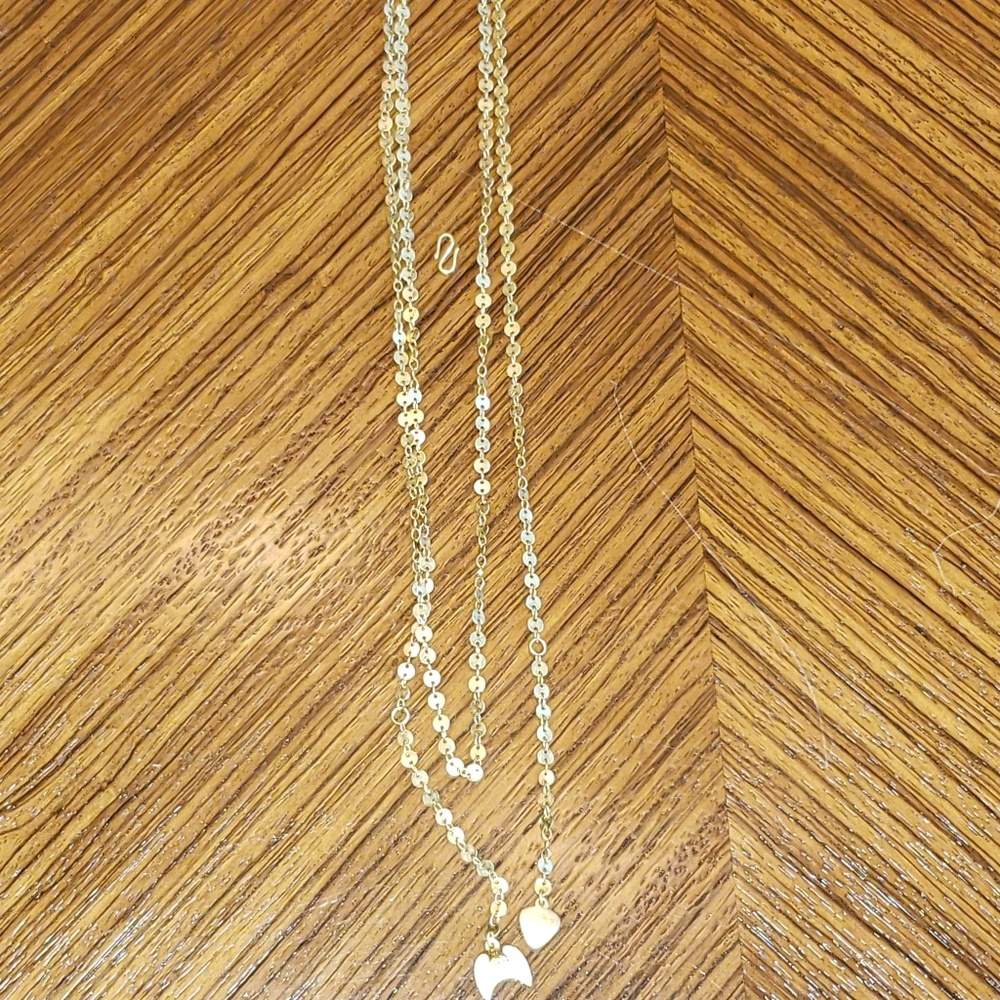 Stella and Dot Gold Lariat Necklace